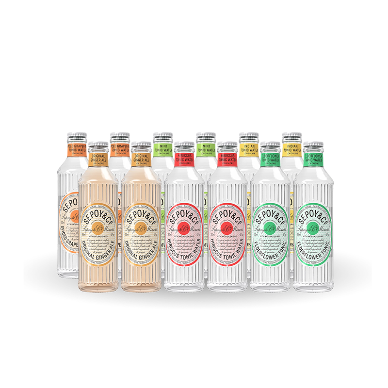 Tonic & Ginger Ale Tasting Box - Limited Edition (Pack of 12)