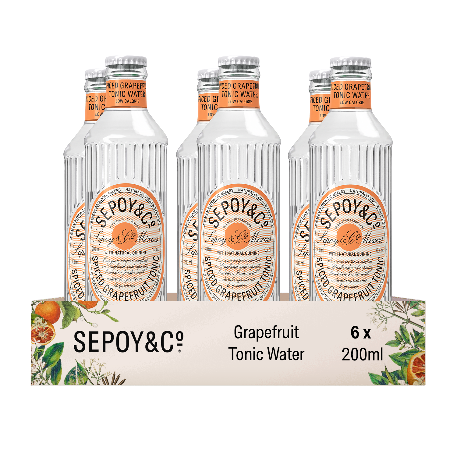 Spiced Grapefruit Tonic Water