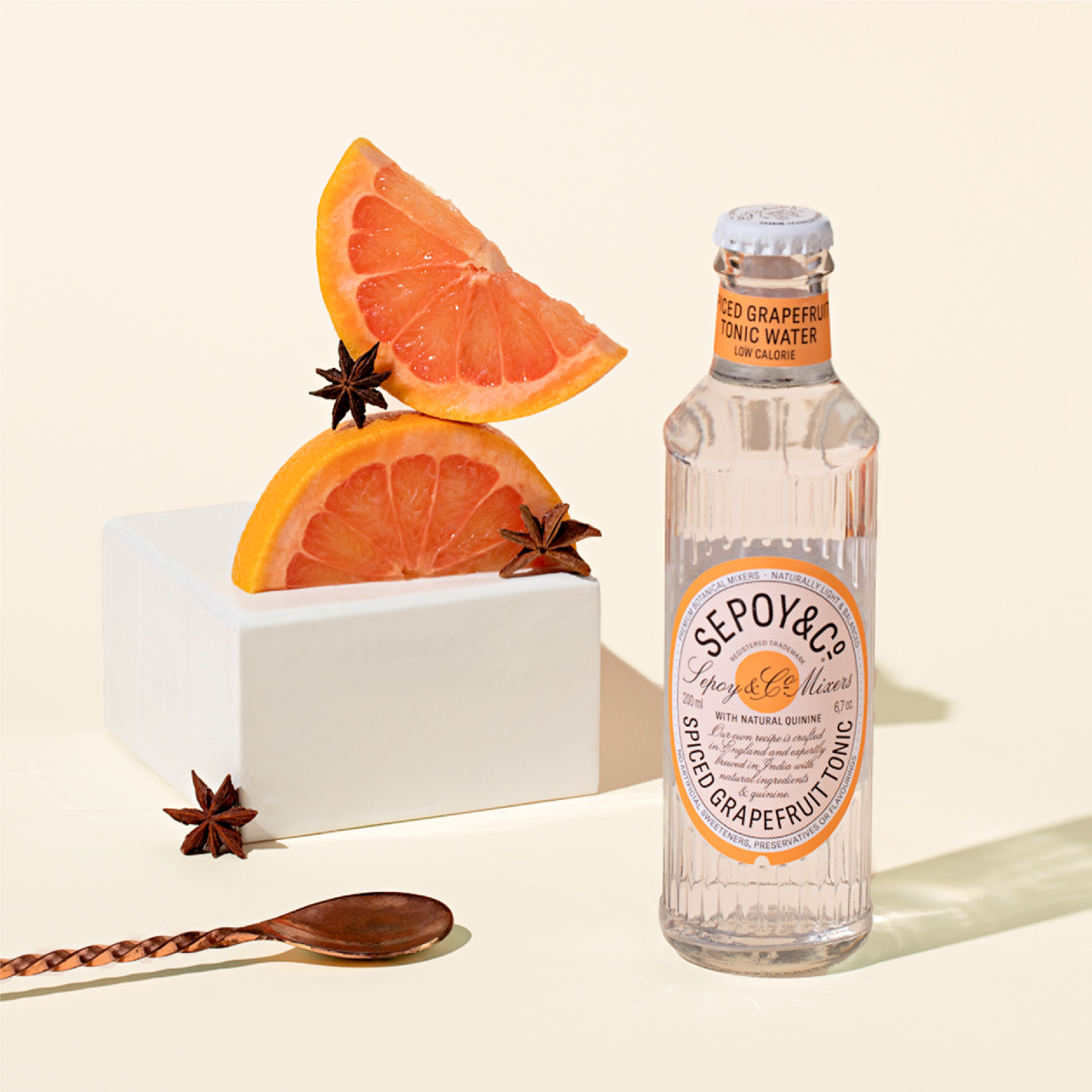 Spiced Grapefruit Tonic Water