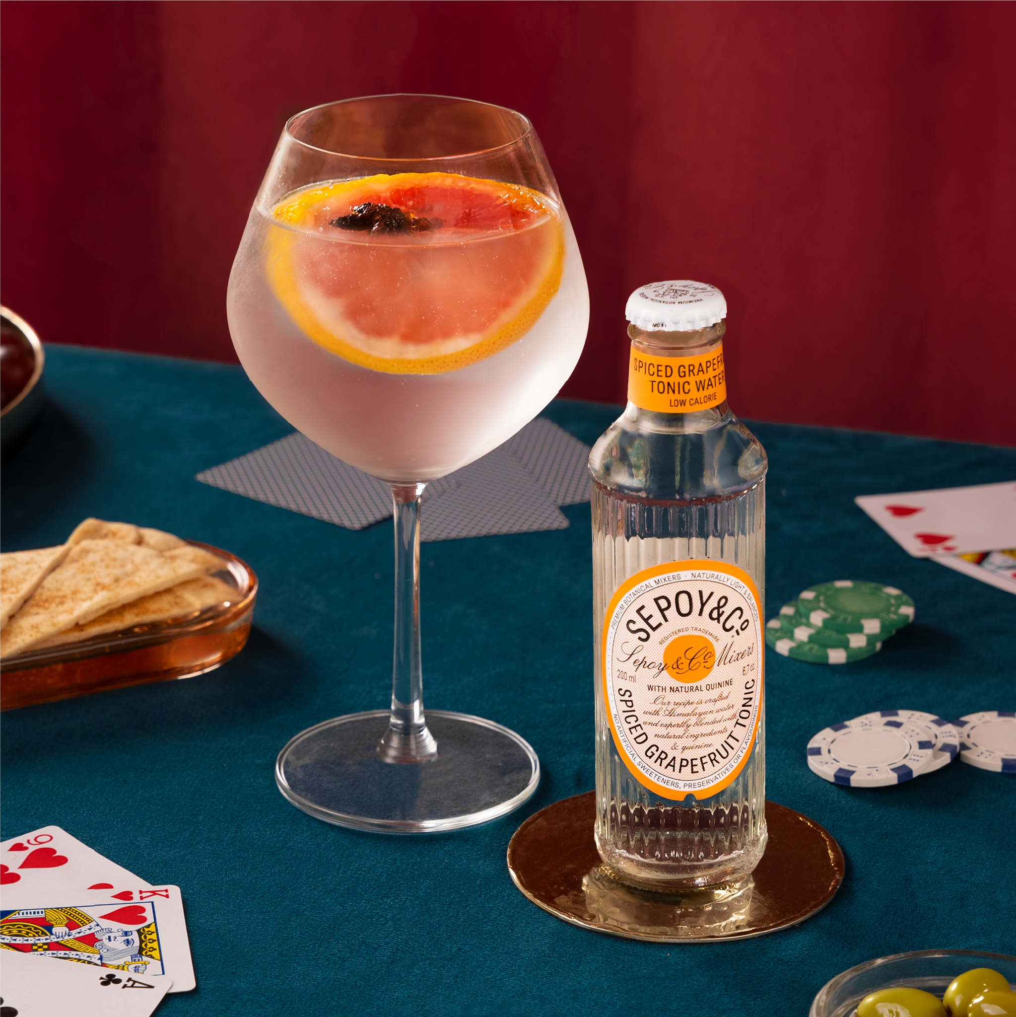 Spiced Grapefruit Tonic Water