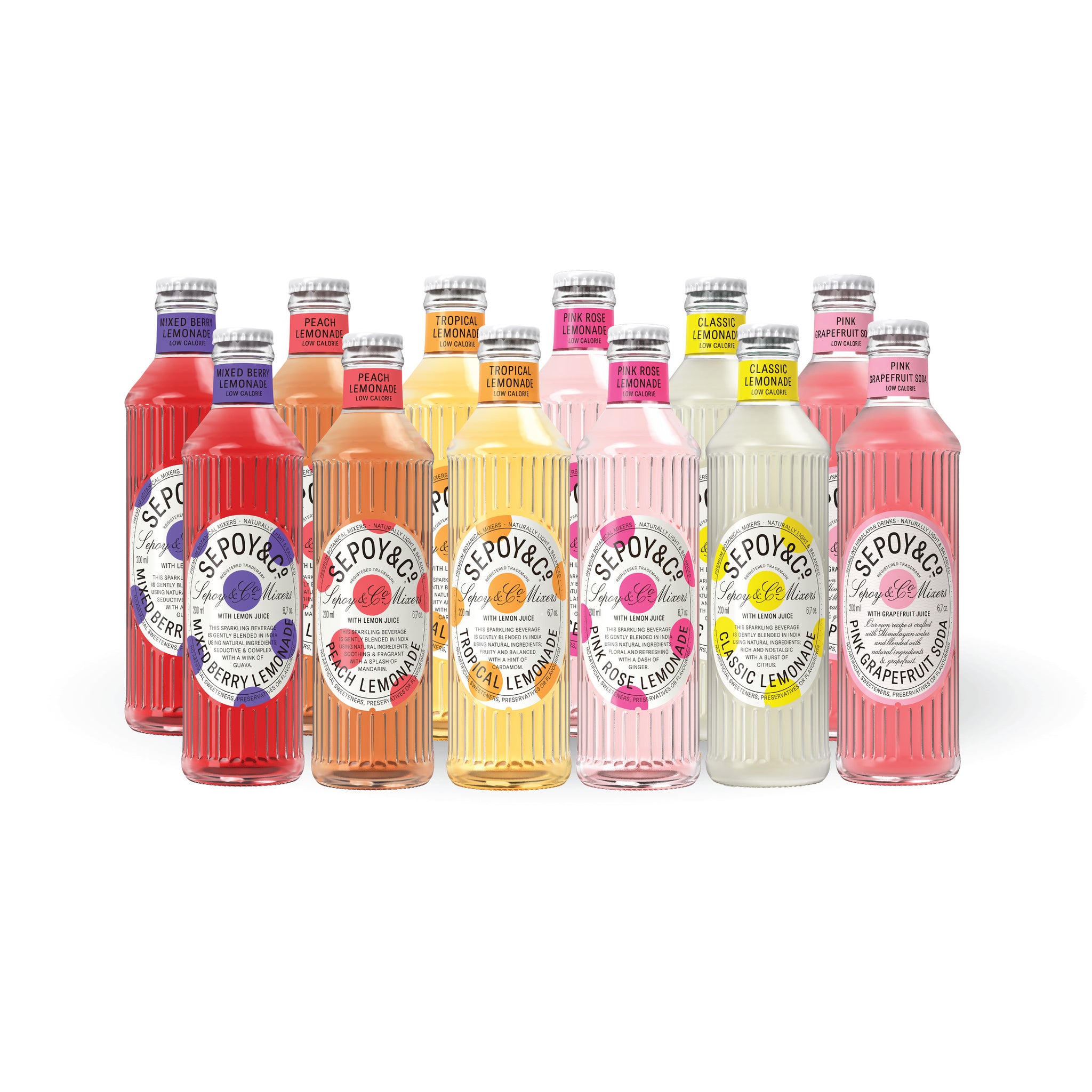 Sepoy & Co. Sparkling Lemonades Tasting Pack (Pack of 12)