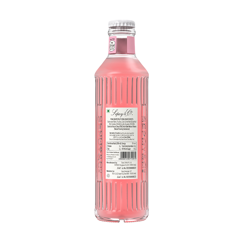 Sepoy & Co. Pink Grapefruit Soda