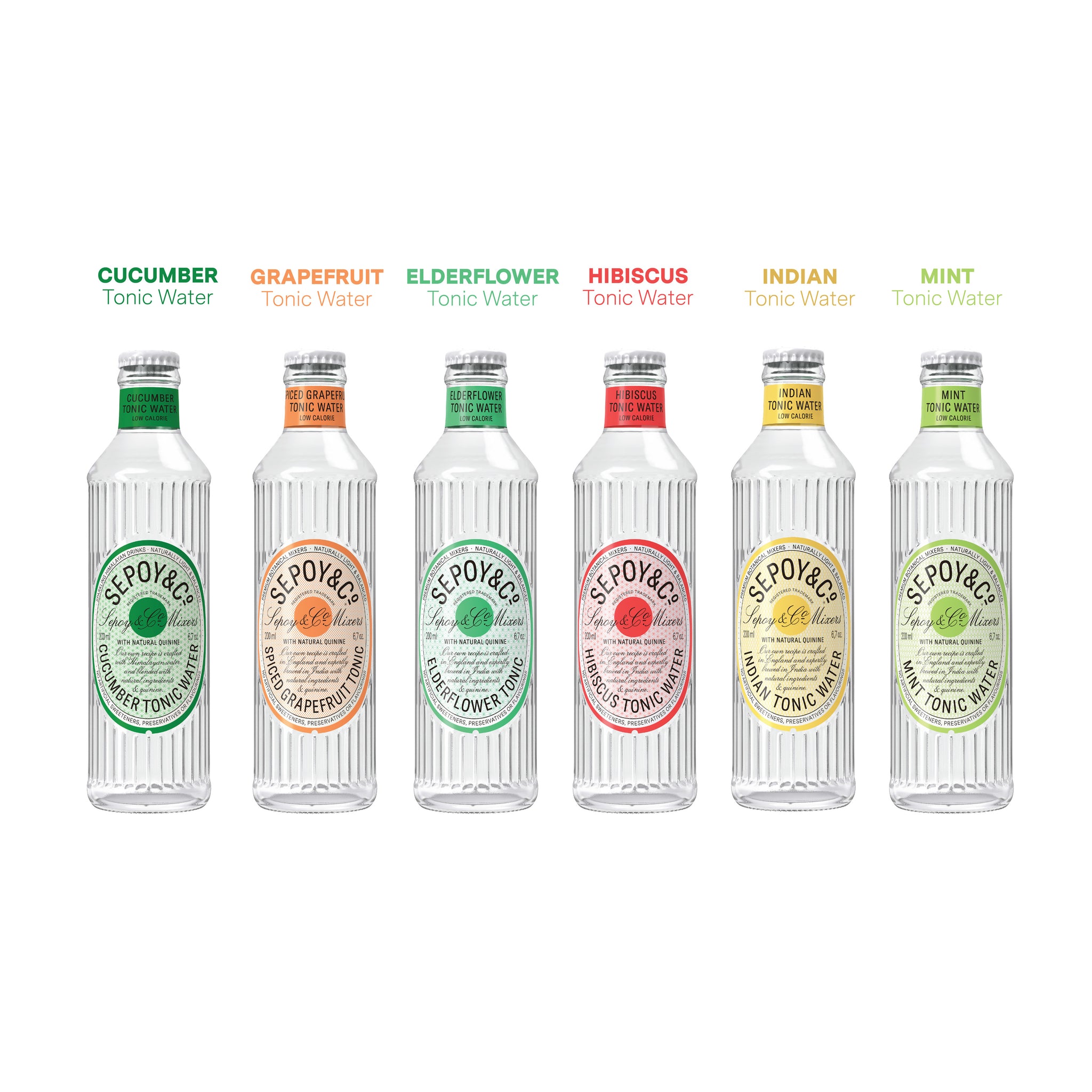 Sepoy & Co. Tonic Water's Tasting Pack (Pack of 12)