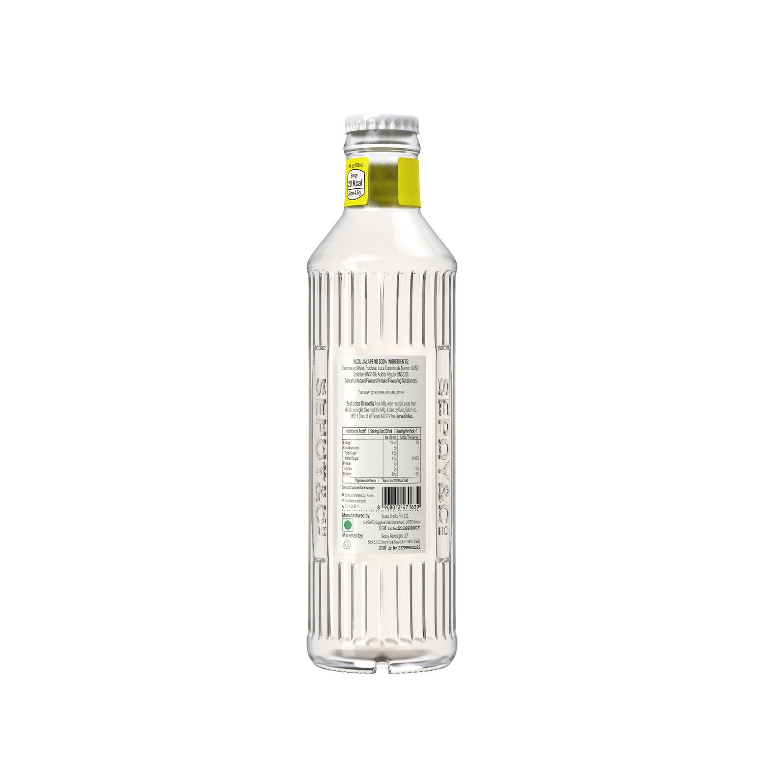 Sepoy & Co. Yuzu Jalapeño Soda