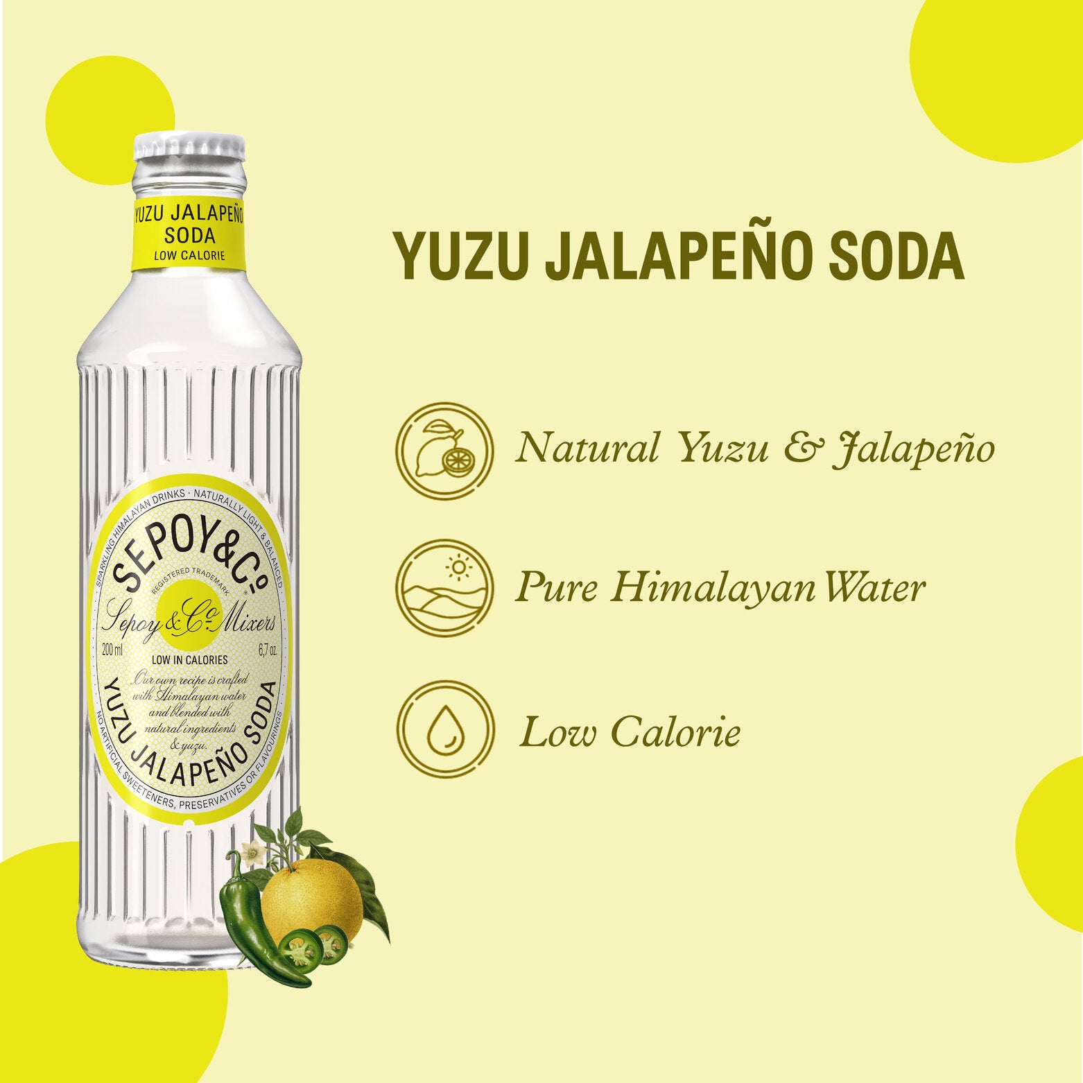 Sepoy & Co. Yuzu Jalapeño Soda