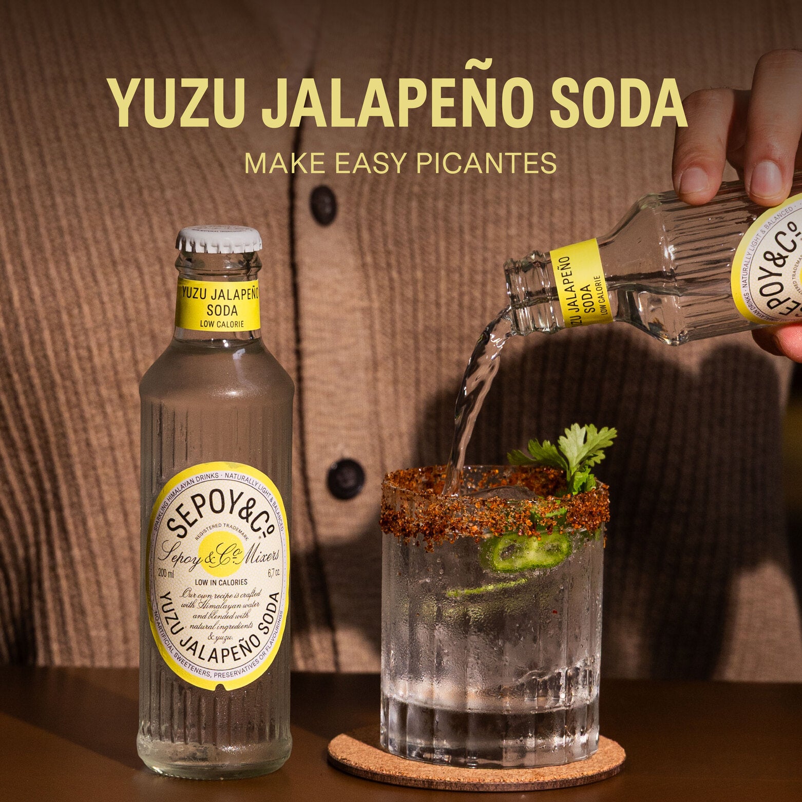Sepoy & Co. Yuzu Jalapeño Soda